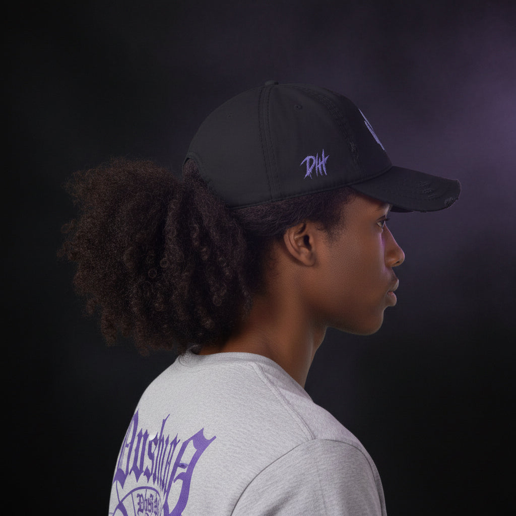DIH Distressed Dad Cap
